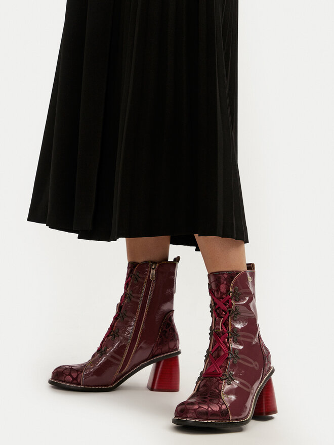 Laura Vita Stiefeletten Laura Vita Evcao 311 Dunkelrot