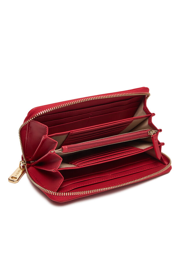 Valentino Голям дамски портфейл Valentino VPS8NS155 Червен