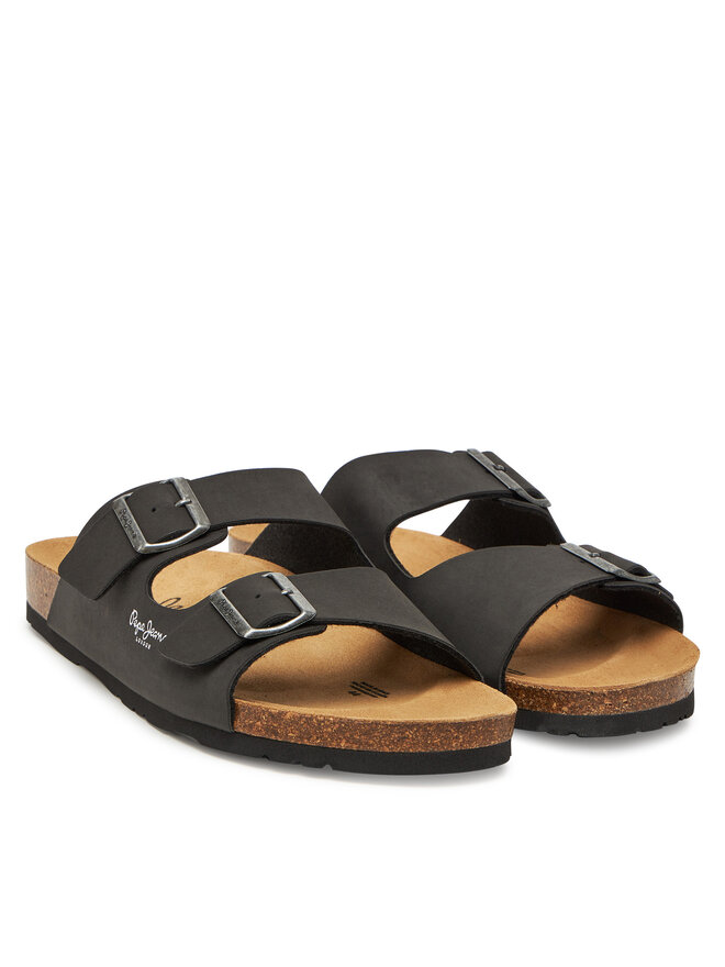 Pepe Jeans Şlapi Pepe Jeans PMS80003 Negru