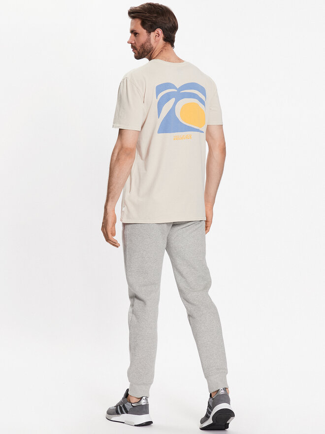 Quiksilver Quiksilver Marškinėliai Arts In Palm EQYZT07249 Smėlio Regular Fit