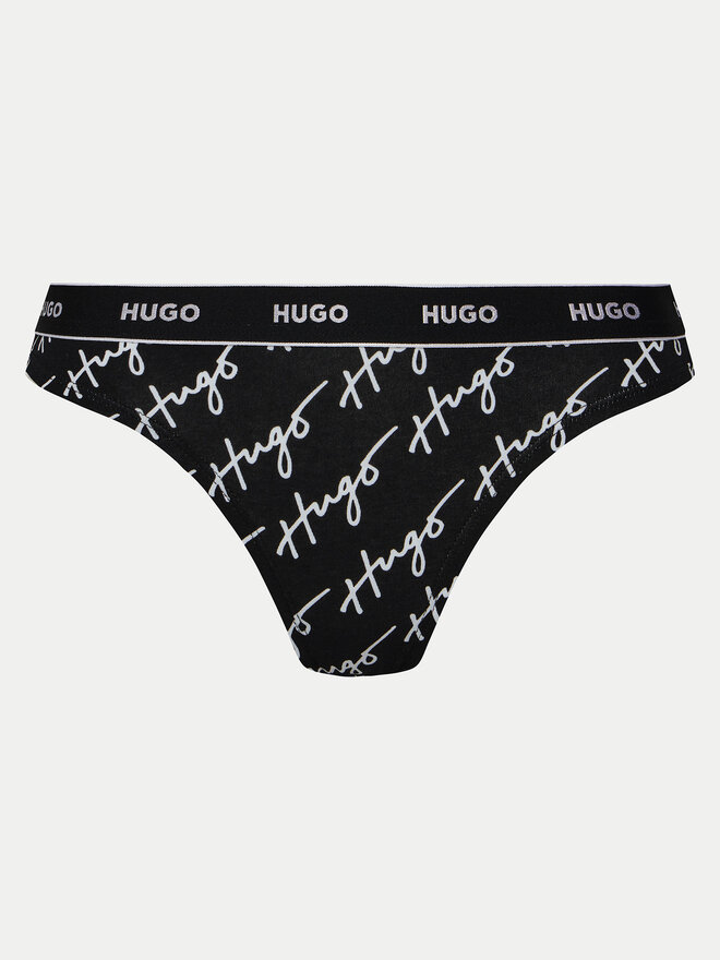 HUGO HUGO Σετ 3 τεμάχια στρίνγκ 50495870 Μαύρο