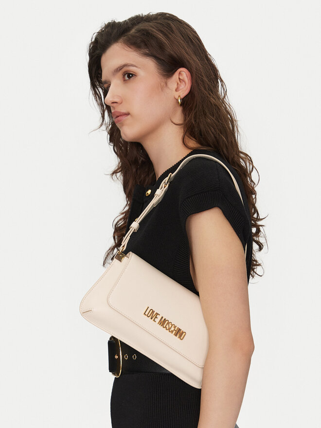 LOVE MOSCHINO Ročna torba LOVE MOSCHINO JC4058PP1MLO0110 Écru