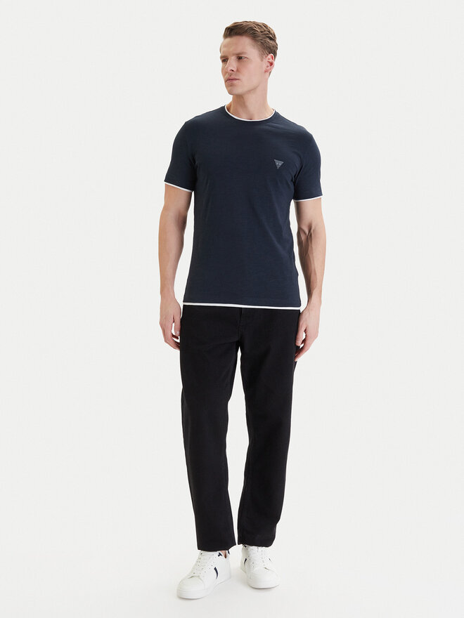 Guess Guess T-Shirt F6GI06 K6XN4 Blau Slim Fit