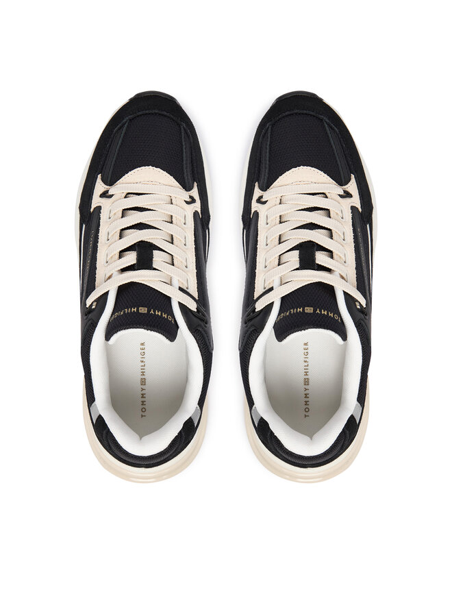Tommy Hilfiger Sneakers Tommy Hilfiger Th Sporty Chic Runner FW0FW09187 Schwarz
