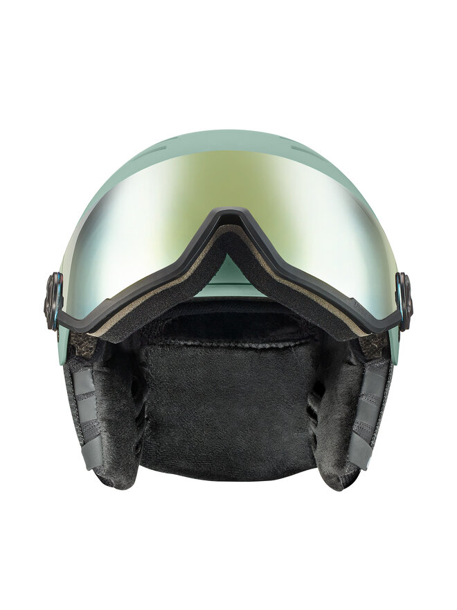 Uvex Kask narciarski Uvex Wanted Visor 56/6/262/11/05 Zielony