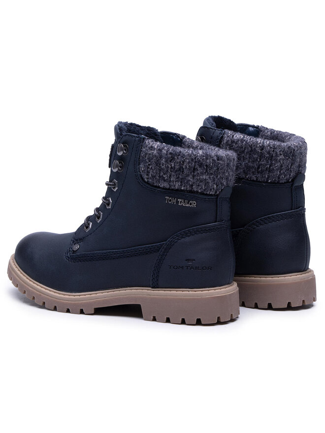 Tom Tailor Schnürstiefeletten Tom Tailor 9090105 Dunkelblau