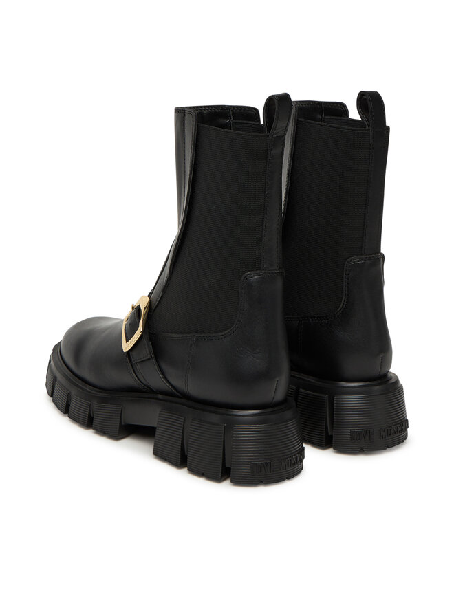 LOVE MOSCHINO Боти тип челси LOVE MOSCHINO JA24105G1NIA000036 Черен