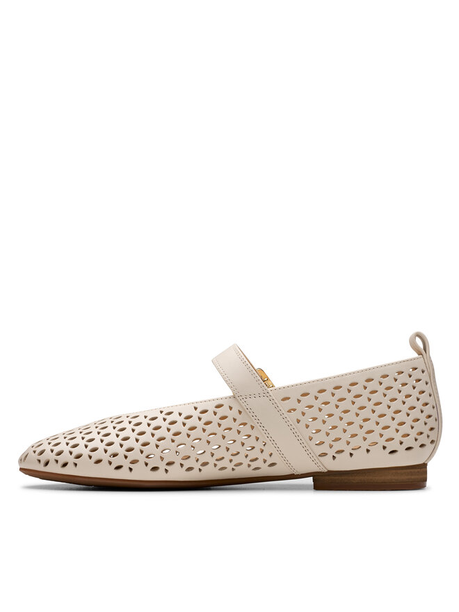 Clarks Обувки Clarks Fawna Jane 26181230 Екрю