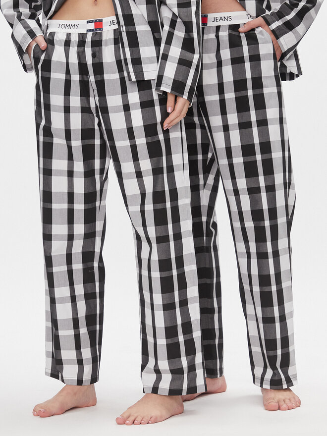 Tommy Jeans Tommy Jeans Pyjama UU0UU00084 Schwarz Regular Fit
