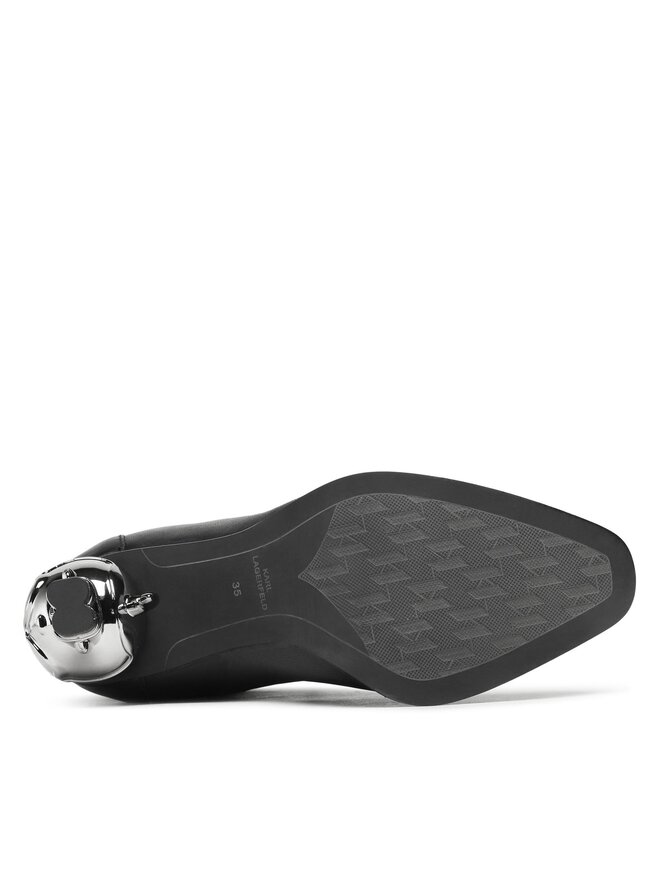 KARL LAGERFELD Botine KARL LAGERFELD KL39040 Negru
