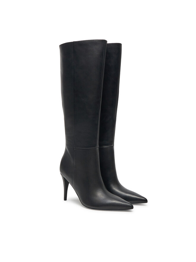 Guess Kozačky Guess Sleigh FLFSLE LEA11 Černá
