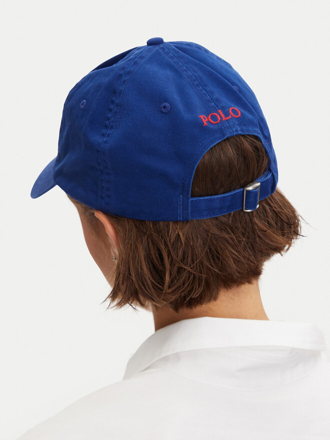 Polo Ralph Lauren Czapka z daszkiem Polo Ralph Lauren 211912843008 Niebieski