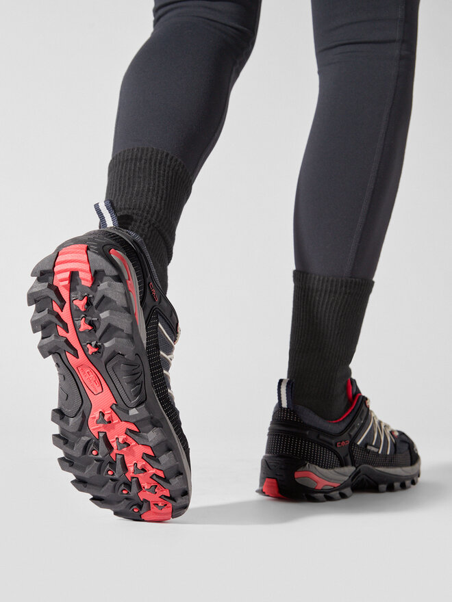 CMP Pārgājienu apavi CMP Rigel Low Wmn Trekking Shoe Wp 3Q54456 Pelēks