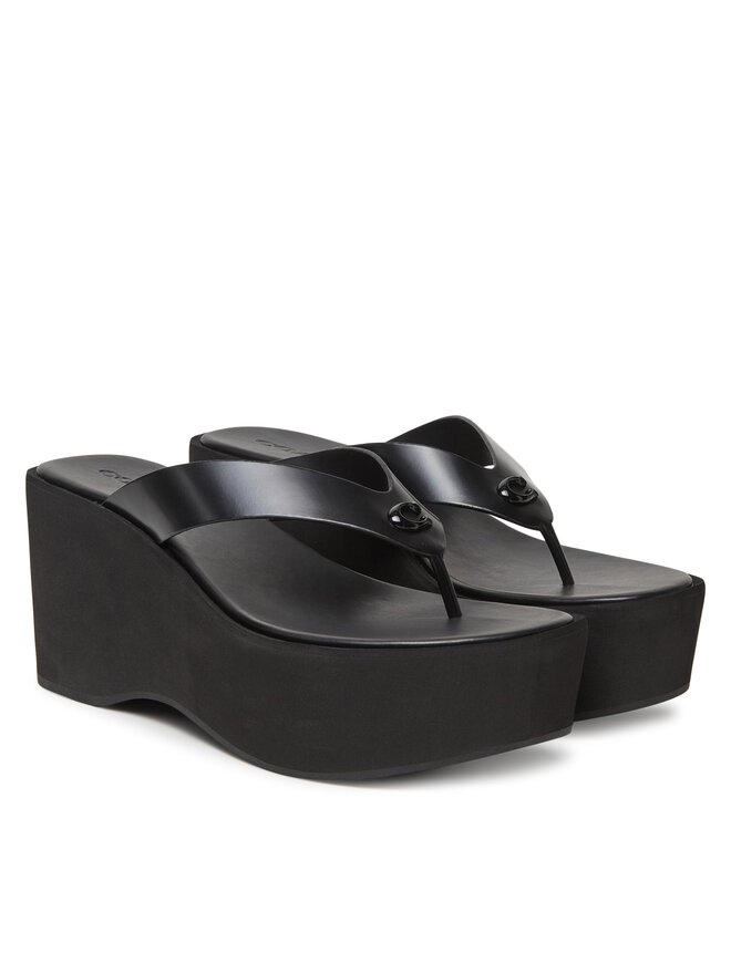 Coach Chancletas Coach Sculpted C CAR60 Negro
