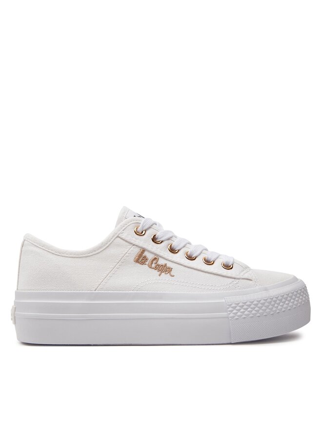 Lee Cooper Sneakers aus Stoff Lee Cooper LCW-24-31-2725LA Weiß