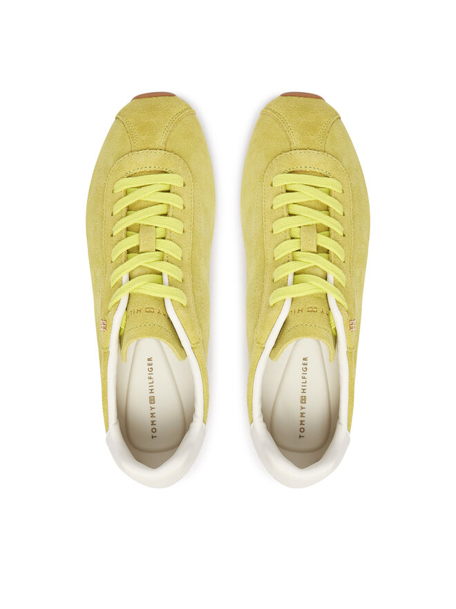 Tommy Hilfiger Sneakers Tommy Hilfiger Th Bella Low Runner Suede FW0FW09189 Grün