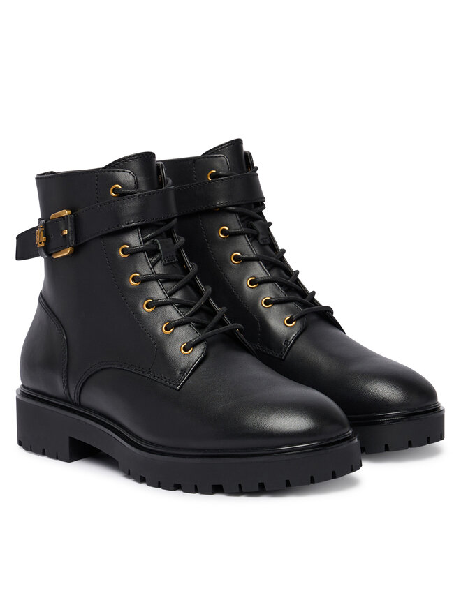 LAUREN RALPH LAUREN Schnürschuhe LAUREN RALPH LAUREN Allyson Logo Bo Bte 802P12046001 Schwarz
