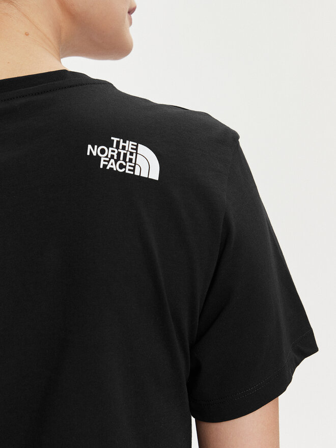 The North Face The North Face Marškinėliai Easy NF0A87NA Juoda Relaxed Fit