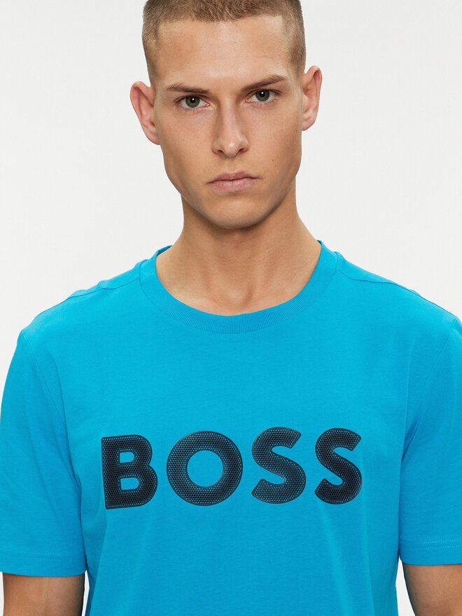 BOSS BOSS Camiseta 50512866 Azul Regular Fit