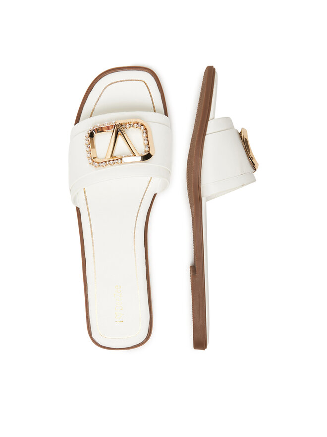 DeeZee Pantoletten DeeZee R257-3 Weiß