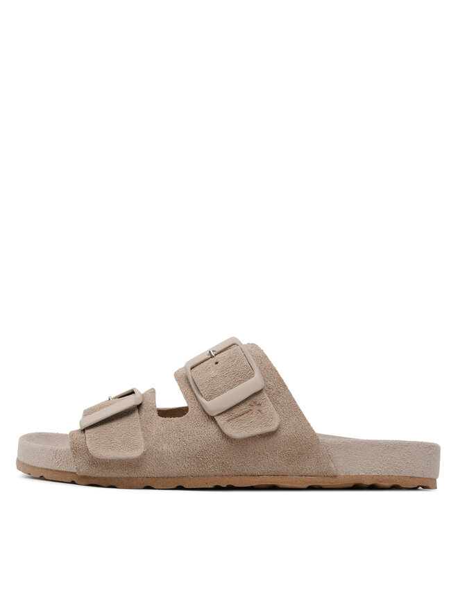 Manebi Papucs Manebi Suede Traveler Nordic Sandals W 1.9 RT Barna