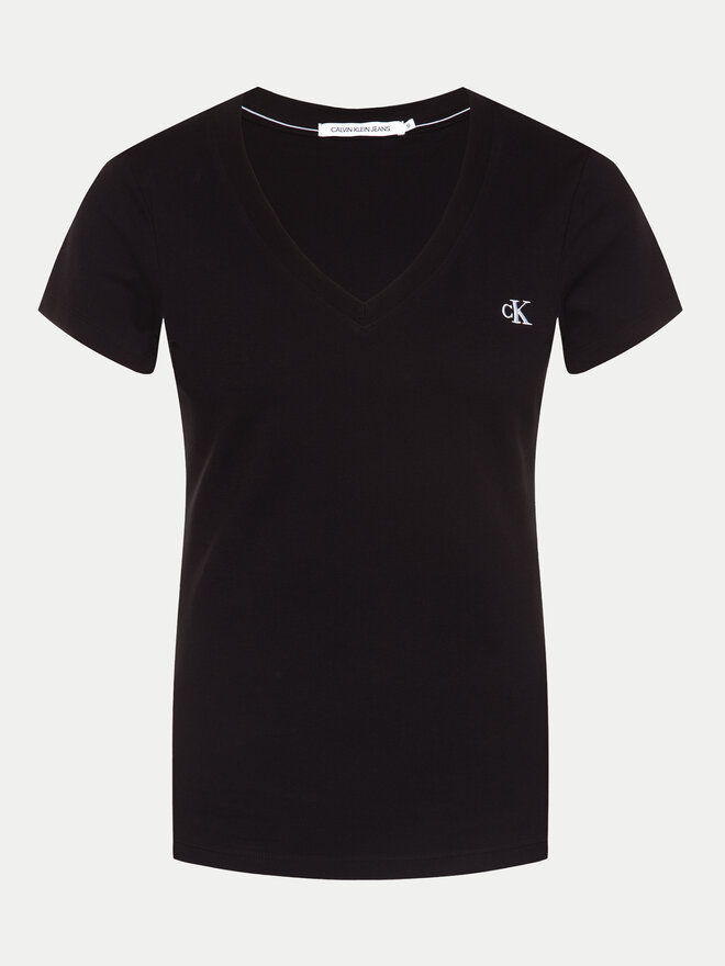 Calvin Klein Jeans Calvin Klein Jeans T-Shirt Rood J20J213716 Μαύρο Regular Fit