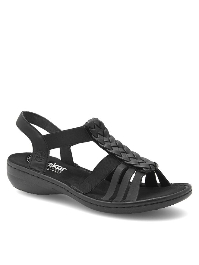 Rieker Sandalen Rieker 60809-00 Schwarz