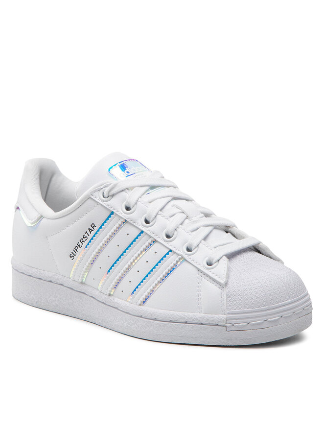 Superstar j adidas white top