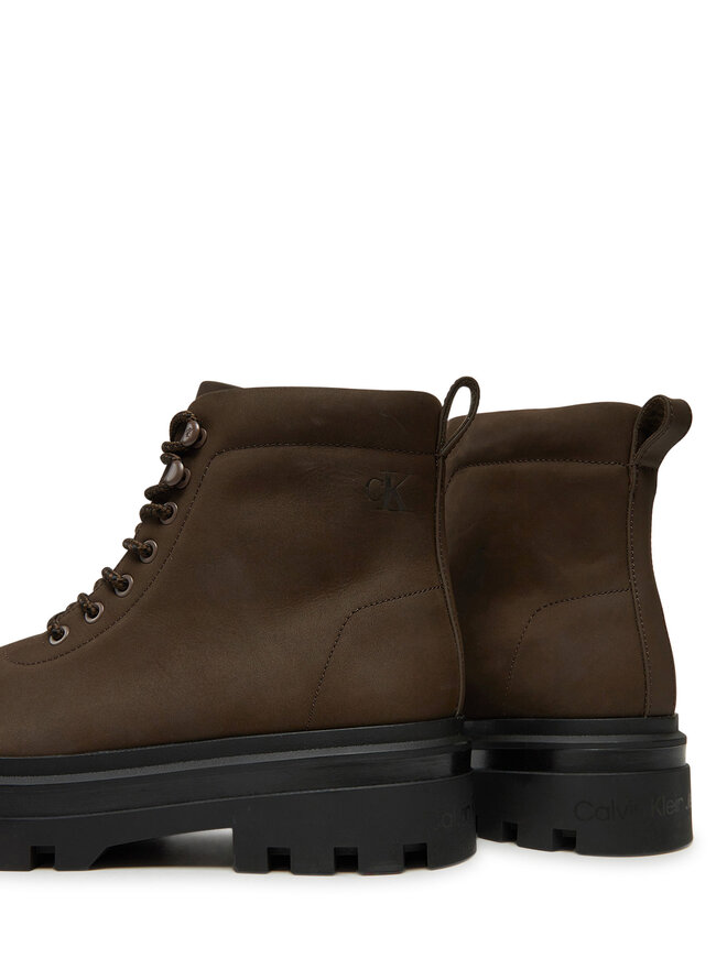 Calvin Klein Jeans Planinarske cipele Calvin Klein Jeans Lugged Laceup Boot Oxf Hiking Nb YM0YM01076 Smeđa