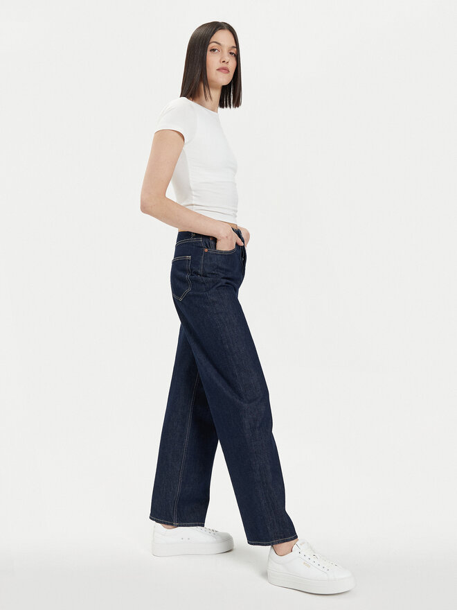 Gina Tricot Gina Tricot Marškinėliai 21319 Balta Slim Fit