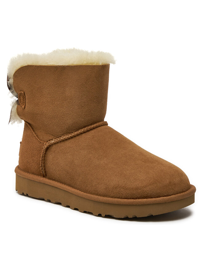 Ugg Stivali da neve Ugg W Mini Bailey Bow II 1016501 Marrone
