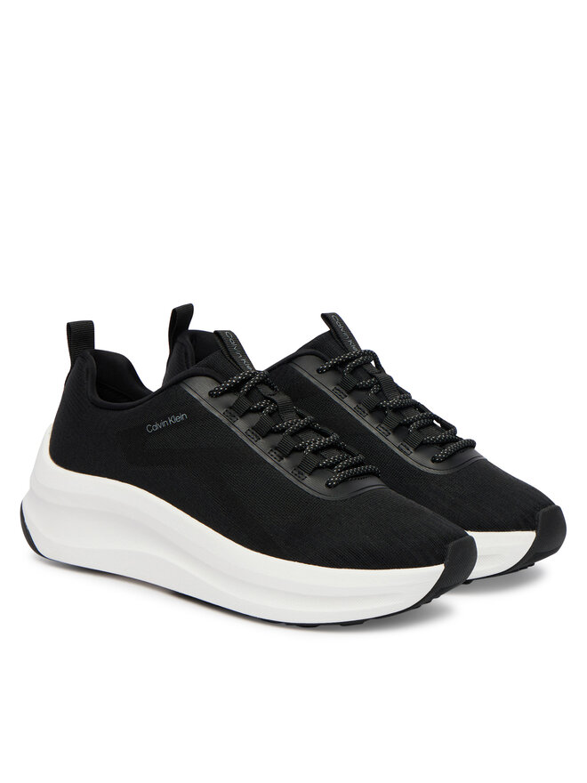 Calvin Klein Sneakers Calvin Klein Chunky Run Ckstripe Lup Sp Kn HW0HW03006 Schwarz