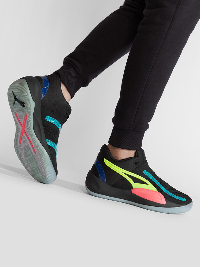 Puma Μπασκετικά Παπούτσια Puma Rise Nitro 377012 03 Μαύρο