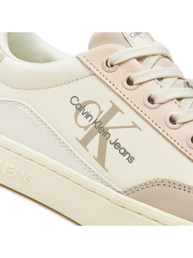 Calvin Klein Jeans Сникърси Calvin Klein Jeans Classic Cupsole Low Lace Lth Ml YW0YW01527 Розов