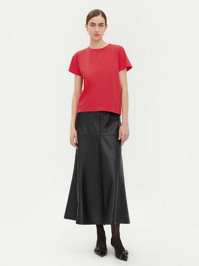 PINKO PINKO Marškinėliai 100373 A228 Raudona Regular Fit
