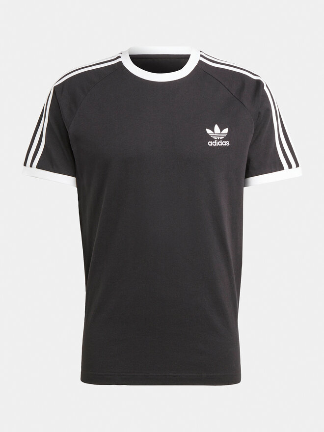 adidas adidas Marškinėliai Adicolor Classics 3-Stripes T-Shirt IA4845 Juoda Slim Fit