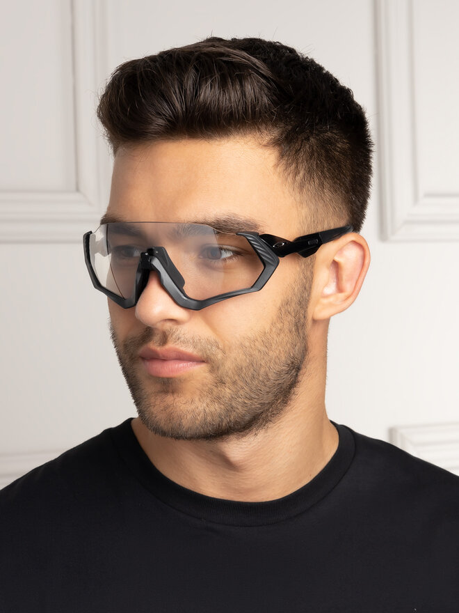 Oakley Sonnenbrillen Oakley Flight Jacket OO9401-0737 Grau
