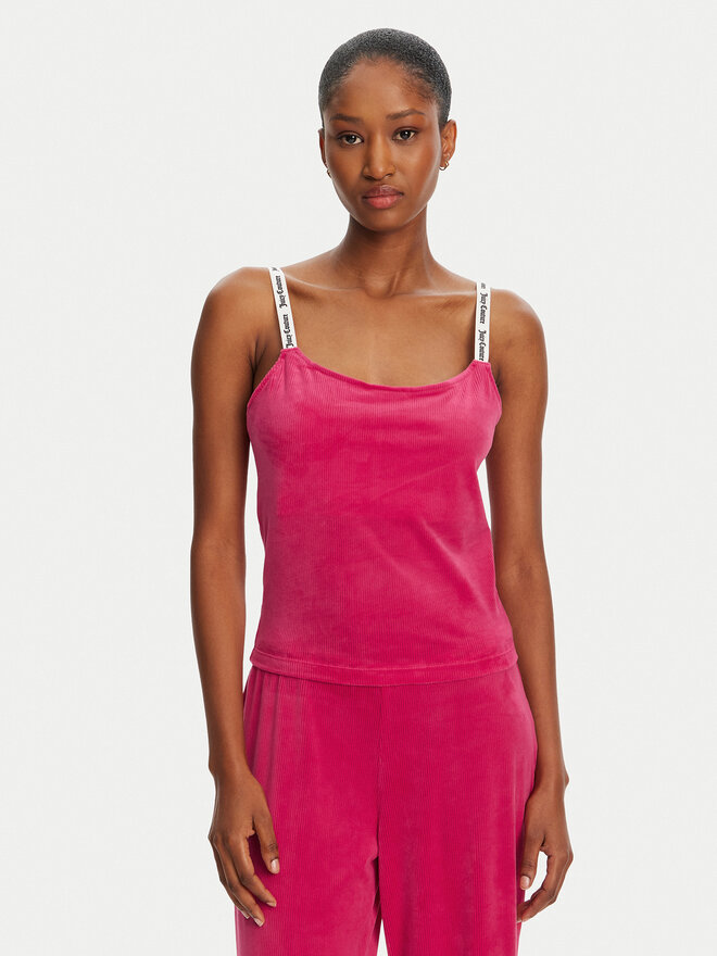 Juicy Couture Juicy Couture Top Elina JCLCT125501 Ružičasta Slim Fit