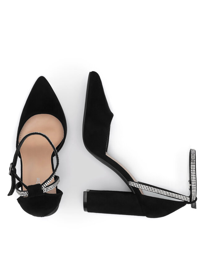 DeeZee Czółenka DeeZee WSS20601-01 Czarny