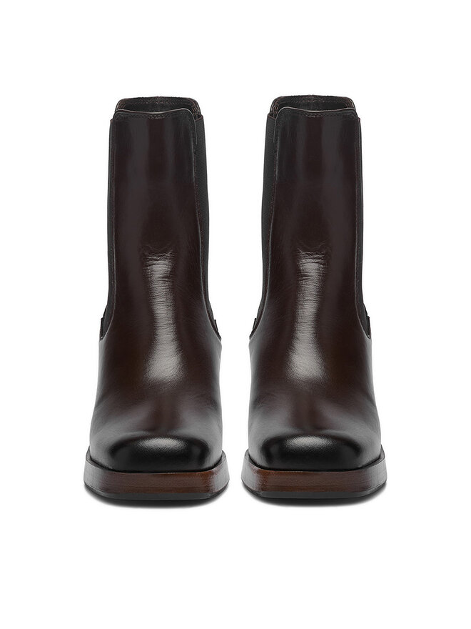 GINO ROSSI Klassische Stiefeletten GINO ROSSI C-27740PE-PLATEAU Dunkelbraun