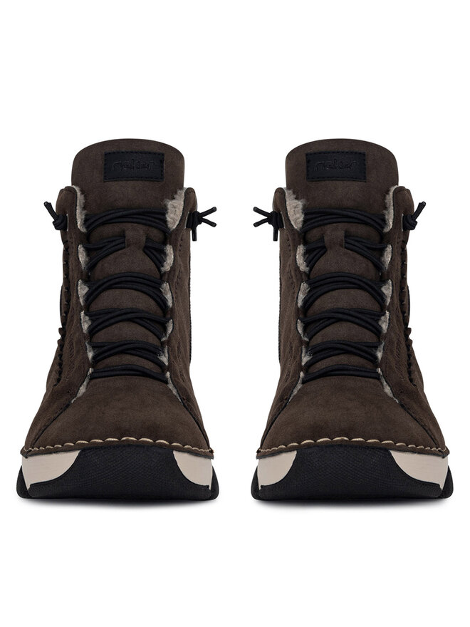 Rieker Μποτάκια Rieker 45912-25 Καφέ