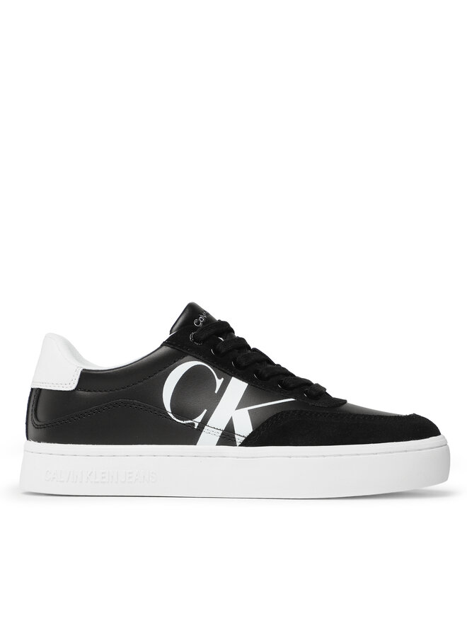 Calvin Klein Jeans Sneakers Calvin Klein Jeans Classic Cupsole Laceup Mix Lth YW0YW01057 Schwarz