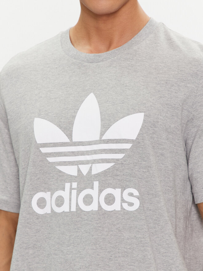 adidas adidas Marškinėliai Adicolor Classics Trefoil T-Shirt IA4817 Pilka Regular Fit