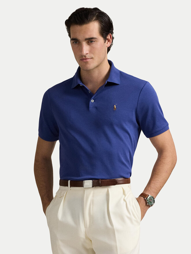 Polo Ralph Lauren Polo Ralph Lauren Poloshirt 710704319164 Dunkelblau Slim Fit