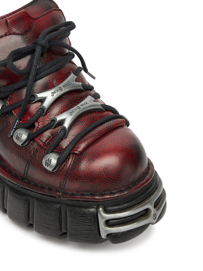 NEW ROCK Sneakersy NEW ROCK M-120N-C67 Bordó