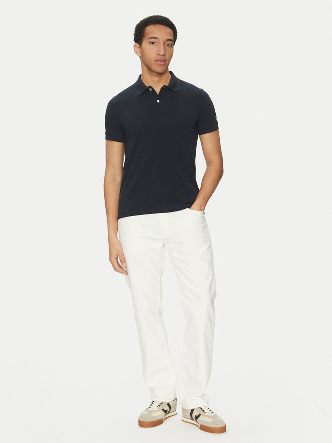Geox Geox Polo marškinėliai M5511B T3240 F1624 Tamsiai mėlyna Regular Fit