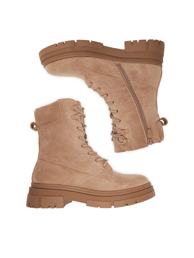DeeZee Botines planos DeeZee HX22002-31 Beis