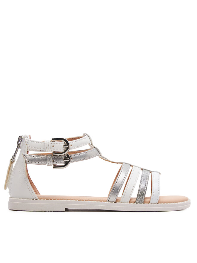 Geox Sandalen Geox J Sandal Karly Girl J7235D 054AJ C1Z1N S Weiß
