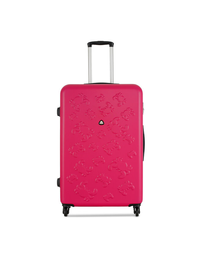 Semi Line Μεγάλη Βαλίτσα Semi Line T5918-3 Μωβ