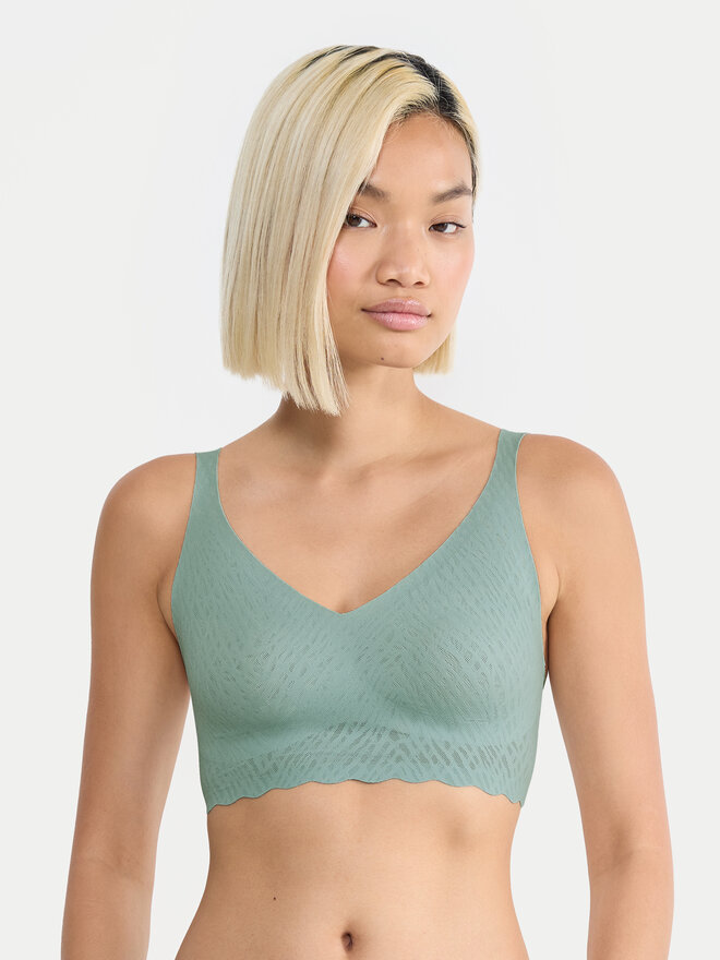Sloggi Sloggi Top grudnjak Zero Feel Bliss 10219598 Zelena